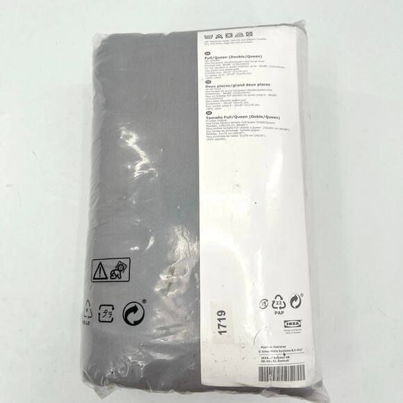 Ikea Angslilja full queen duvet cover and pillows set - Picture 2 of 4